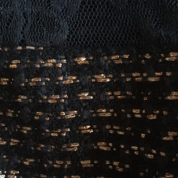 The Limited Cocktail Party Dress, Black Lace and Black & Rose Gold, size 8 - Picture 5 of 13